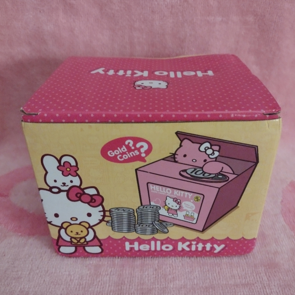 Hello Kitty Pink Kitty Bank By Sanrio - Picture 3 of 7